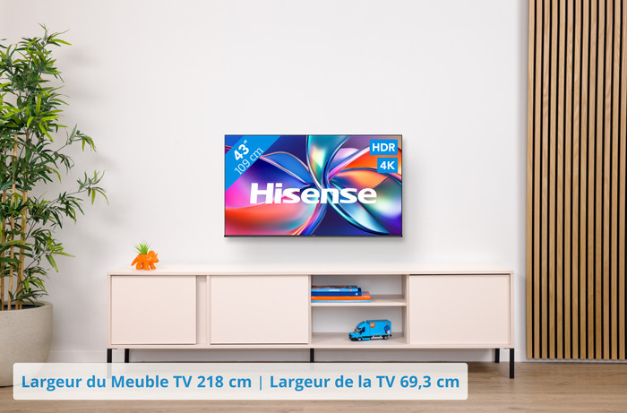 Hisense 43" QLED E7Q (2025) visuel Coolblue 1