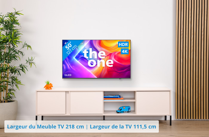 Philips Ambilight 50'' PUS9000 QLED 4K (2025) + Philips TAB5109 visuel Coolblue 1