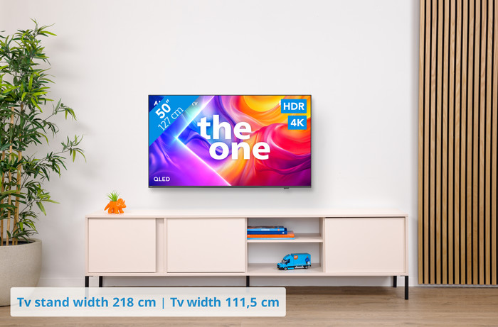 Philips Ambilight 50 inches PUS9000 QLED 4K (2025) + JBL Bar 2.1 Deep Bass M2 Black visual Coolblue 1