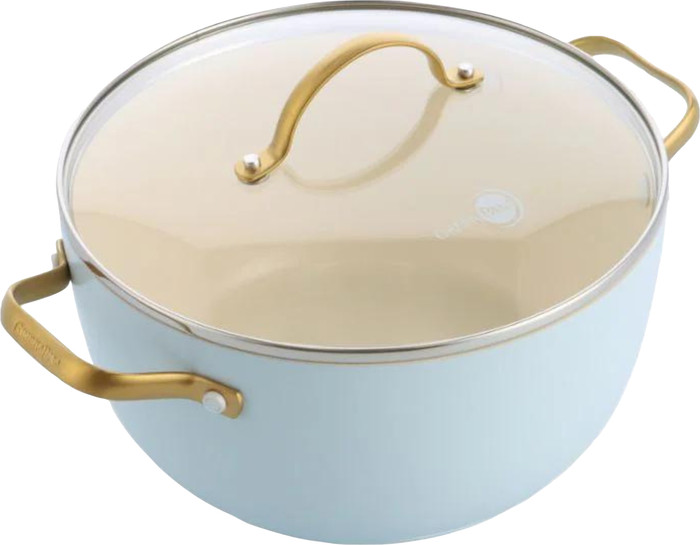GreenPan Padova Reserve Cookware Set 10-piece Light Blue front