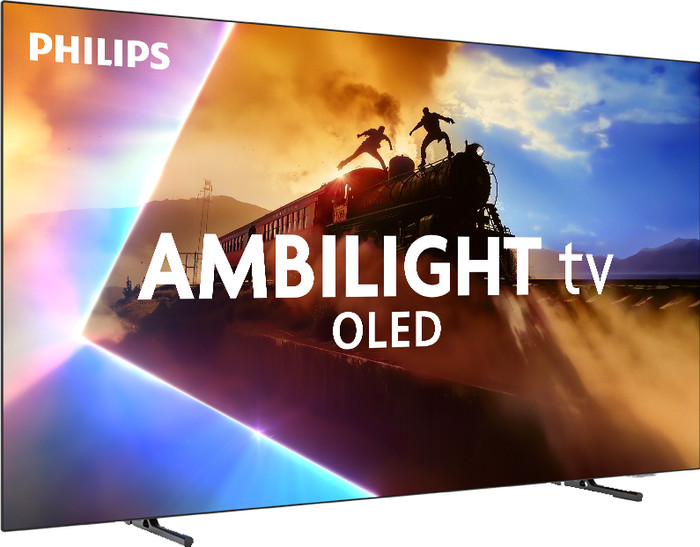 Philips Ambilight 77 inches OLED760 4K (2025) + JBL Bar 500 M2 Black front