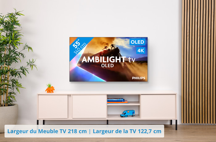 Philips Ambilight 55'' OLED760 4K (2025) visuel Coolblue 1
