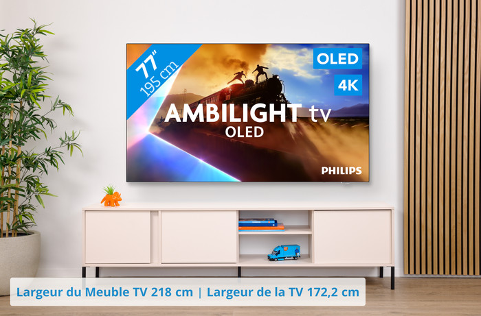 Philips Ambilight 77'' OLED760 4K (2025) visuel Coolblue 1
