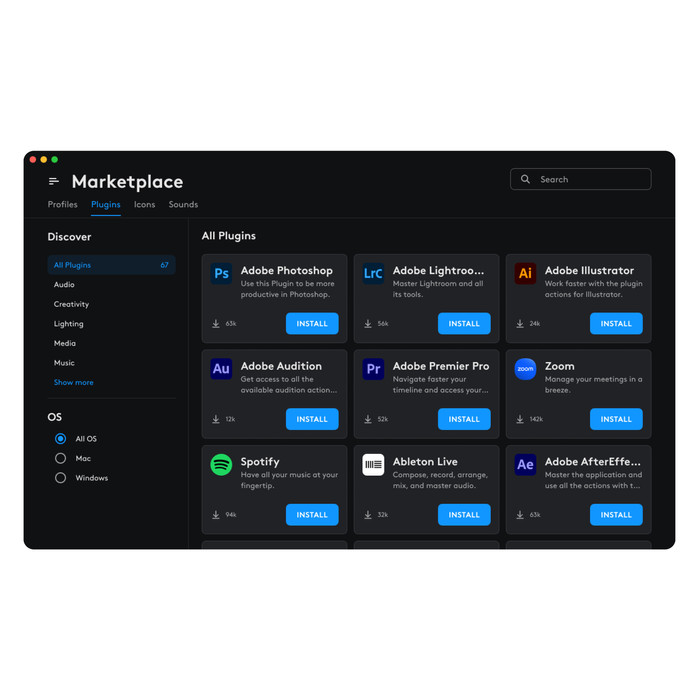 Logitech MX Creative Console White visual supplier