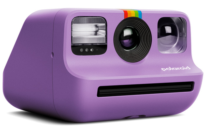 Polaroid Go 2 Paars + Color Film (16 stuks) linkerkant