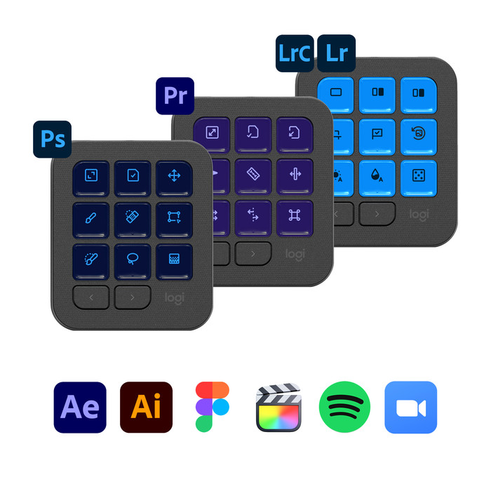 Logitech MX Creative Console Black visual supplier