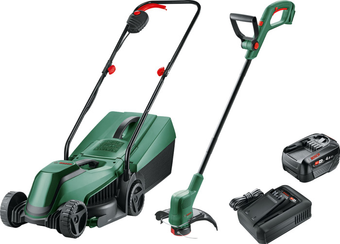 Bosch EasyMower 18V-32-200 + Bosch EasyGrassCut 18 + Bosch Starter Set 18V 4.0Ah Main Image