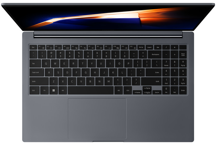 Samsung Galaxy Book4 NP750XGK-KG1NL bovenkant