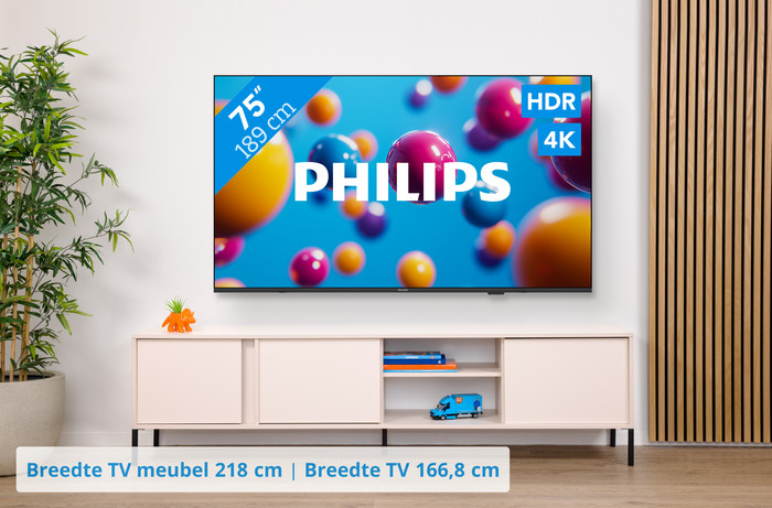 Philips Ambilight 75'' PUS7000 4K (2025) + Philips TAB5309 visual Coolblue 1