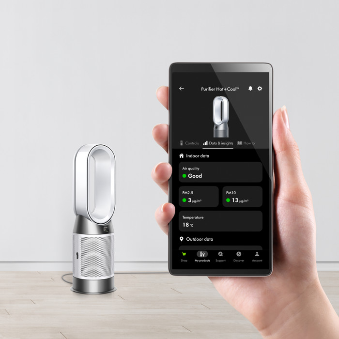 Dyson Purifier Hot+Cool HP1 produit à l'usage
