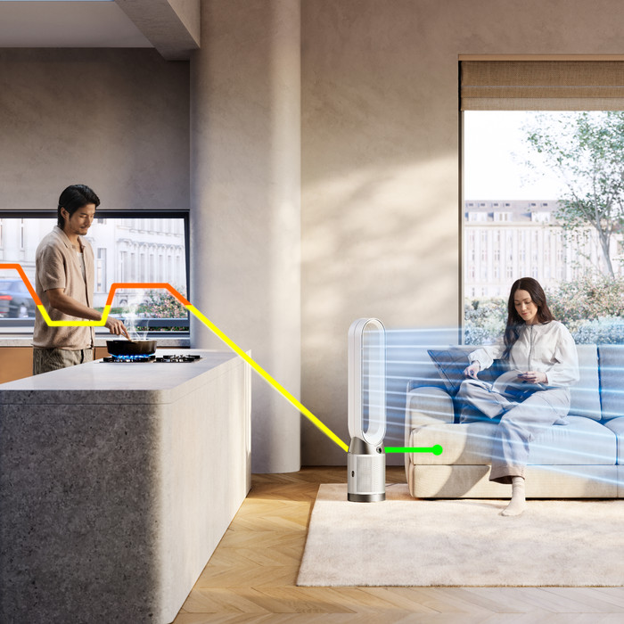 Dyson Purifier Cool PC1 product in gebruik