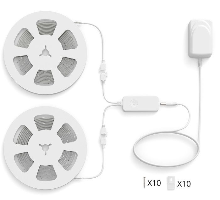 WiZ RGBIC Light Strip - Colored Light - 20m front