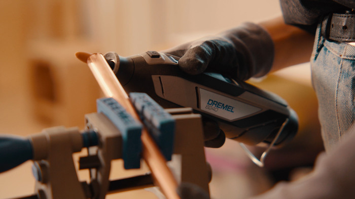 Dremel 8240 - 5/65 Platinum Edition product in use