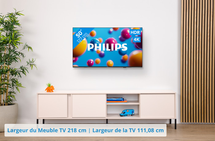 Philips 50'' PUS7000 4K (2025) + Philips TAB5109 visuel Coolblue 1
