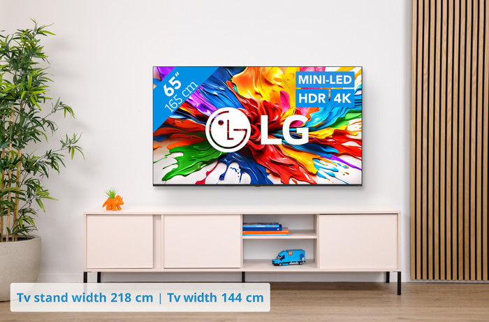 LG 65 inches QNED93 evo 4K (2025) + LG DS70TR visual Coolblue 1