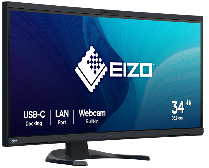EIZO FlexScan EV3450XC-BK voorkant