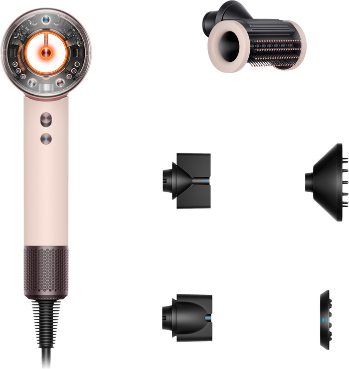 Dyson Supersonic Nural Straight + Wavy Ceramic Pink voorkant
