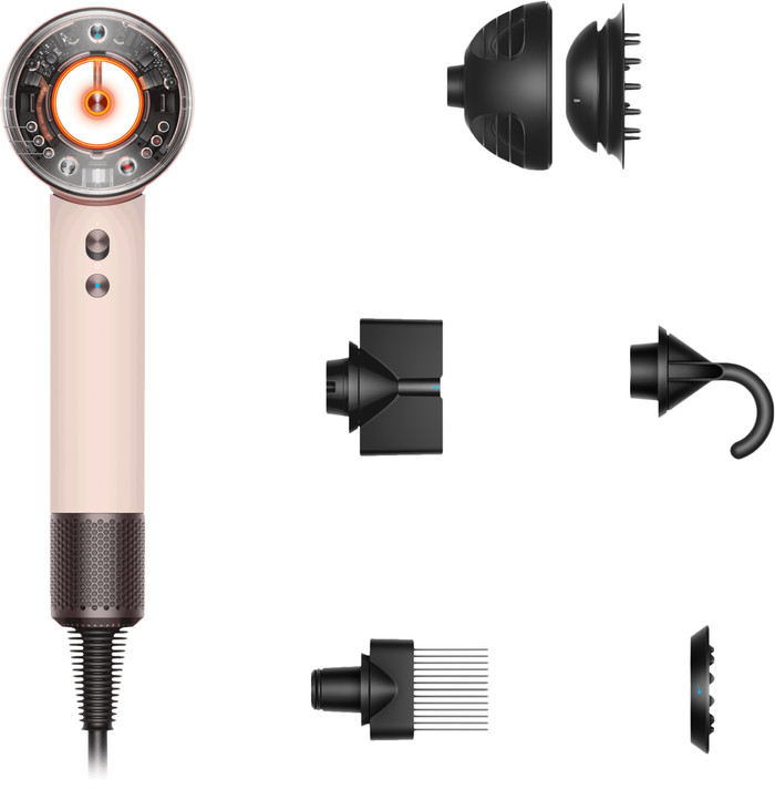 Dyson Supersonic Nural Curly + Coily Ceramic Pink accessoire