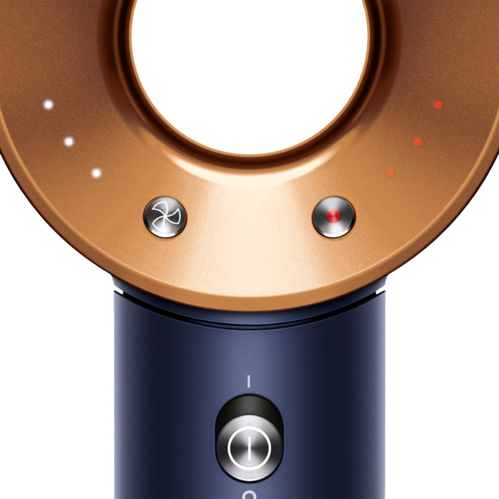 Dyson Supersonic Straight + Wavy Prussian Blue detail