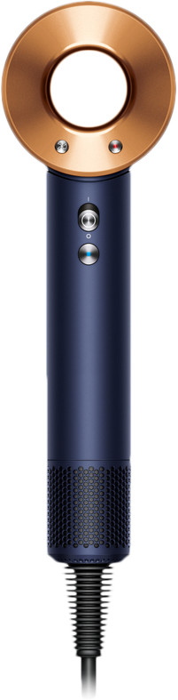 Dyson Supersonic Straight + Wavy Prussian Blue left side
