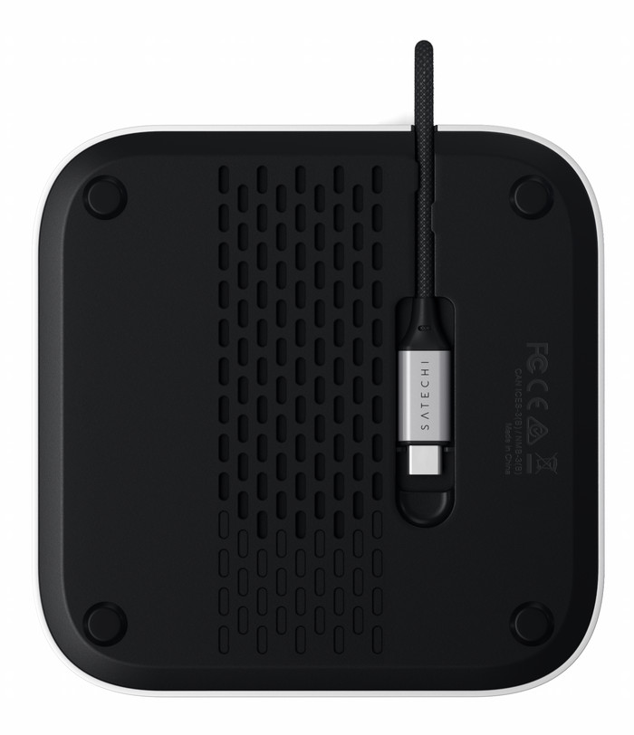 Satechi USB-C Mac mini M4 Stand & Hub with SSD Slot bottom