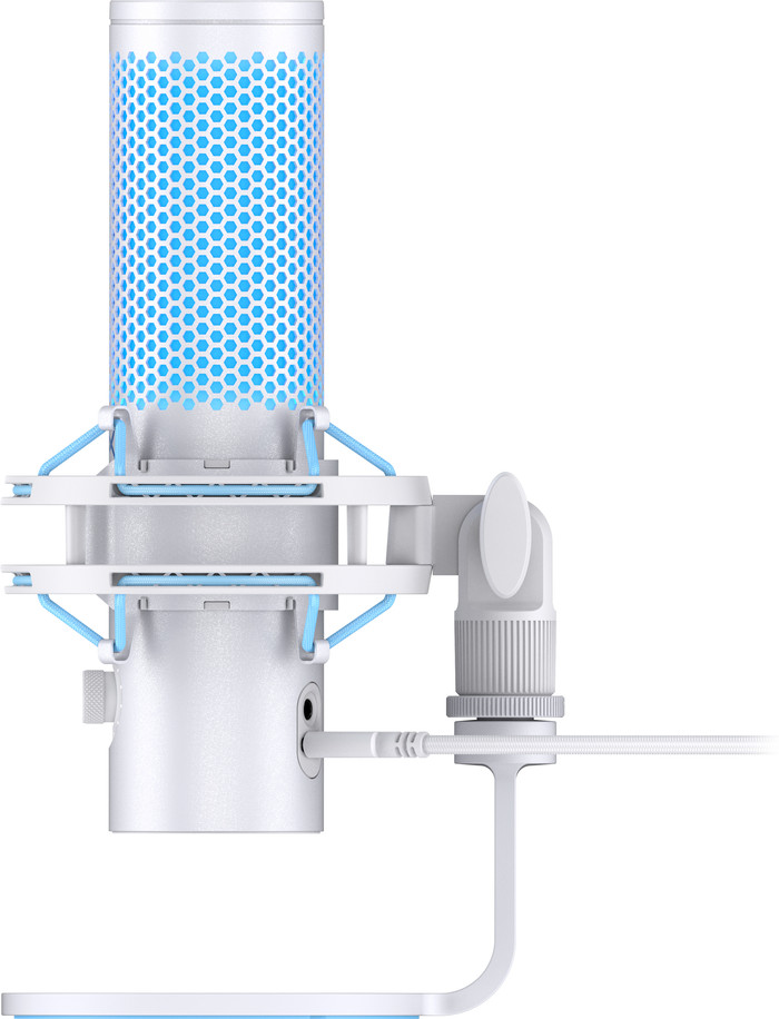 HyperX QuadCast 2 USB microfoon Frost rechterkant