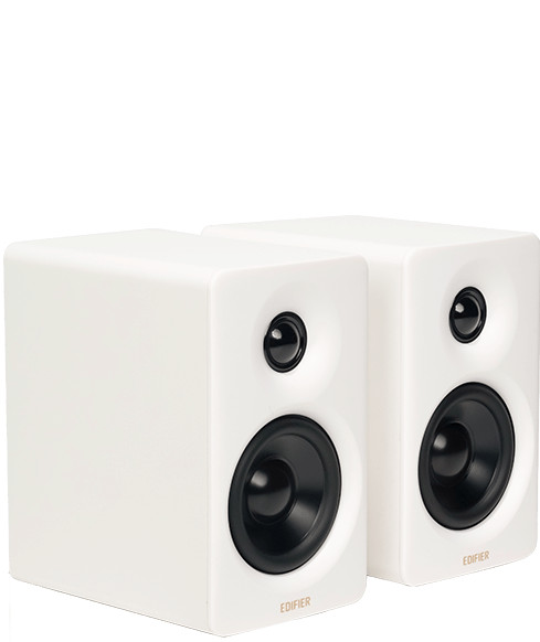 Edifier M60 Blanc côté gauche