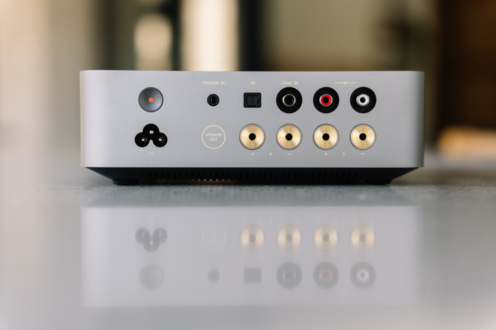 WiiM Vibelink Amp Grijs product in gebruik