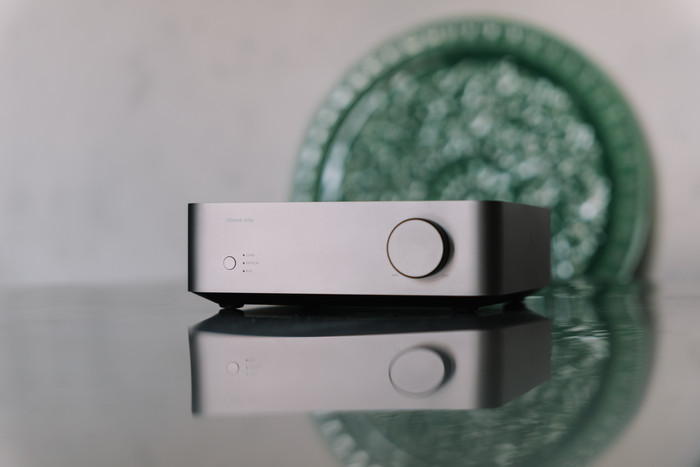 WiiM Vibelink Amp Grijs product in gebruik