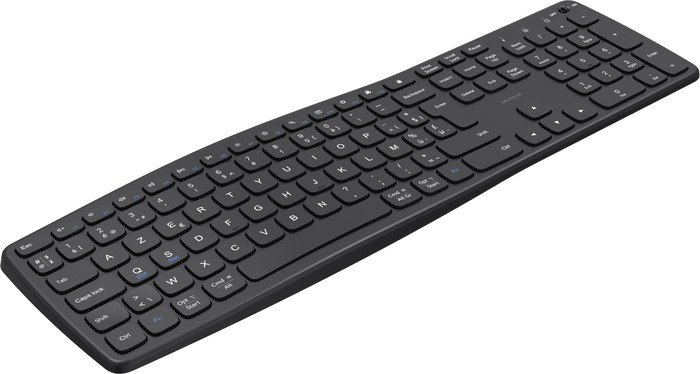 BlueBuilt Draadloos USB Toetsenbord AZERTY linkerkant