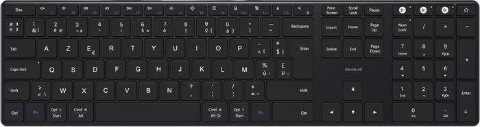 BlueBuilt Draadloos Bluetooth Toetsenbord Pro AZERTY Main Image
