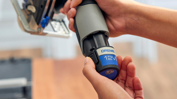 Dremel CS12JM Zaagstation product in gebruik