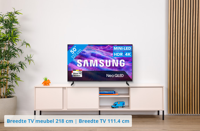 Samsung 50" Neo QLED QN82F 4K (2025) + Samsung HW-S700D visual Coolblue 1