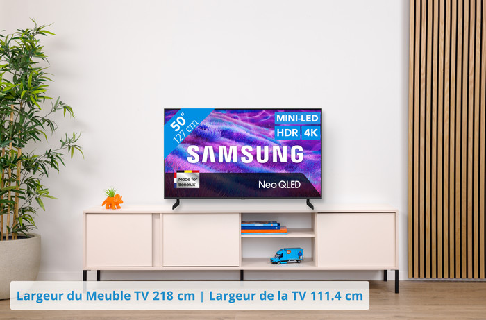 Samsung 50" Neo QLED QN82F 4K (2025) + Samsung HW-B450F Noir visuel Coolblue 1