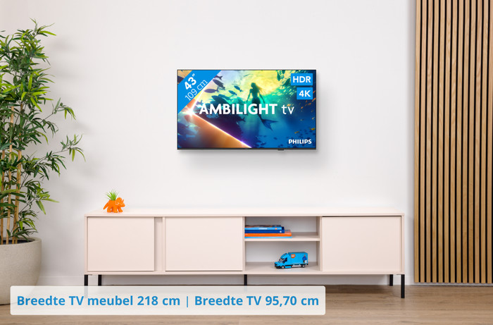 Philips Ambilight 43" PUS8000 4K (2025) + Philips TAB5309 visual Coolblue 1