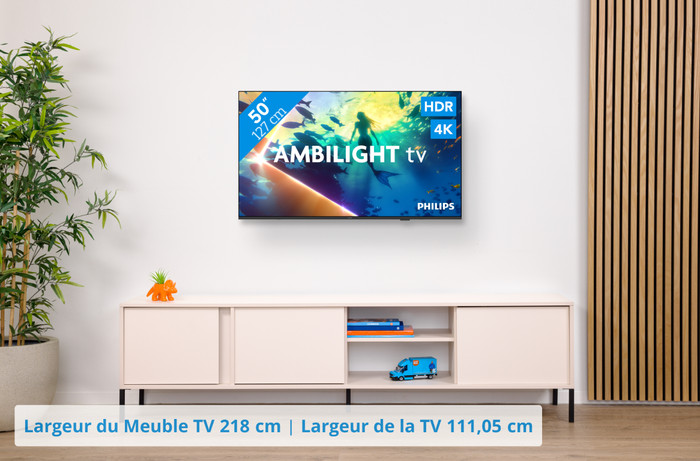 Philips Ambilight 50" PUS8000 4K (2025) visuel Coolblue 1