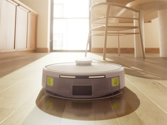iRobot Roomba 105 Combo White product in gebruik