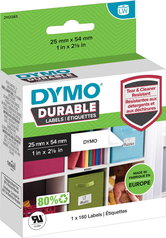 DYMO Durable LabelWriter Label 25x54mm 160 Units Main Image