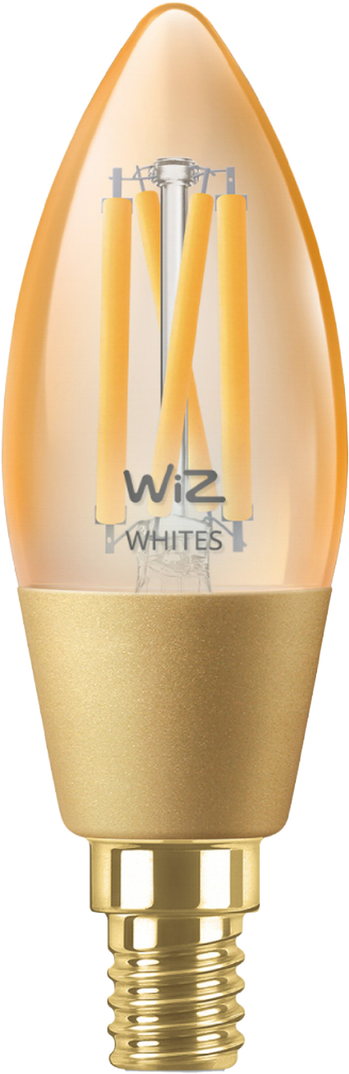 WiZ Candle Light Filament - Warm to Cool White Light - Gold - E14 Main Image