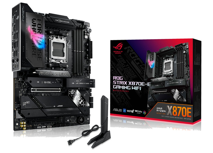 ASUS ROG STRIX X870E-E GAMING WIFI emballage