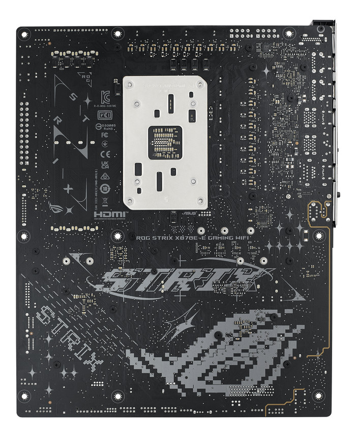 ASUS ROG STRIX X870E-E GAMING WIFI arrière