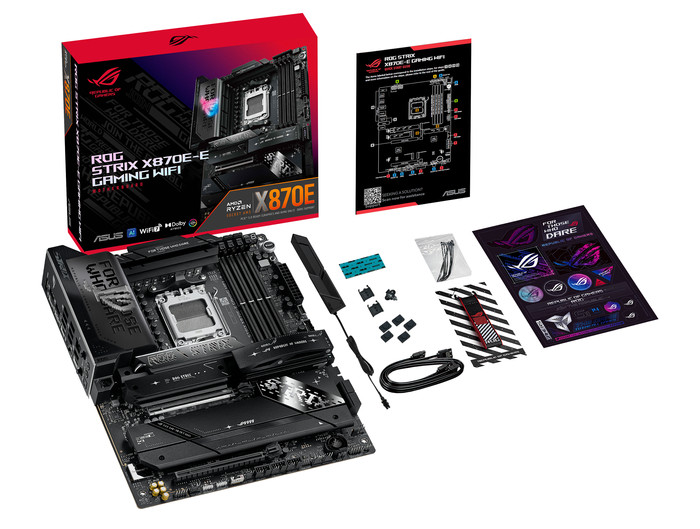 ASUS ROG STRIX X870E-E GAMING WIFI emballage