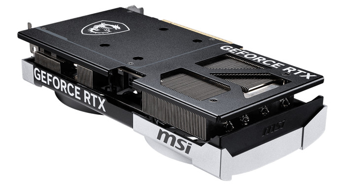 MSI GeForce RTX 5070 VENTUS 2X OC 12GB right side