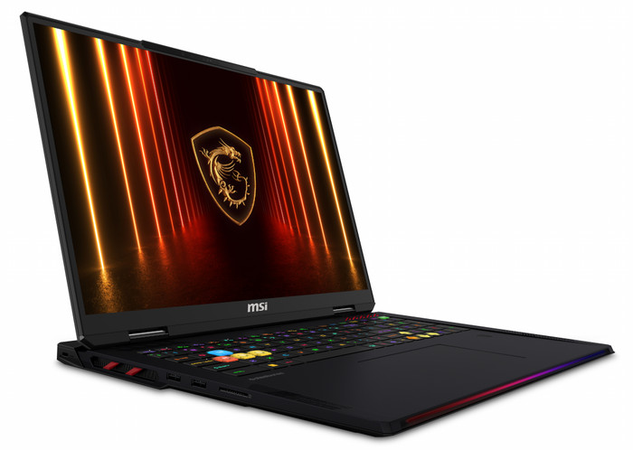 MSI Raider 18 HX AI A2XWIG-231BE AZERTY côté gauche