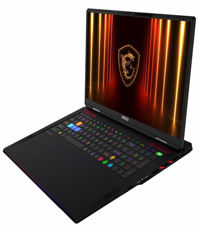 MSI Raider 18 HX AI A2XWIG-231BE AZERTY côté droit