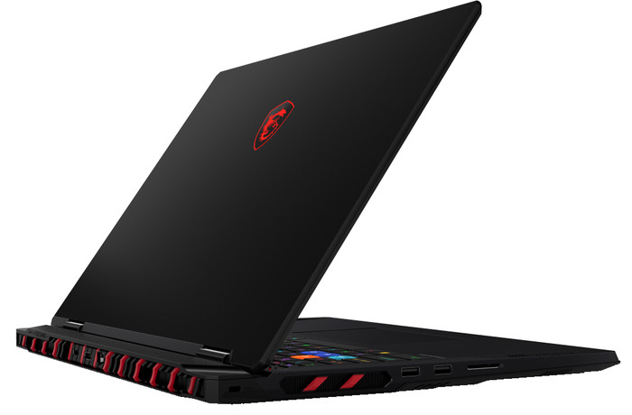 MSI Raider 18 HX AI A2XWIG-231BE AZERTY arrière