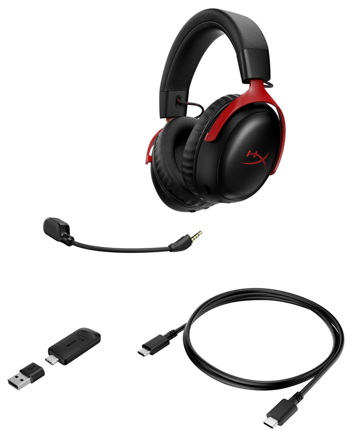 HyperX Cloud III S Wireless Red/Black accessory