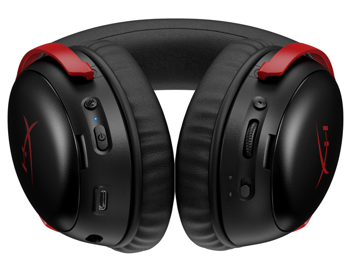 HyperX Cloud III S Wireless Red/Black bottom