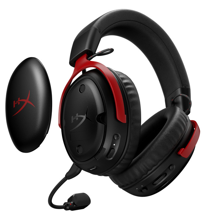 HyperX Cloud III S Wireless Red/Black detail