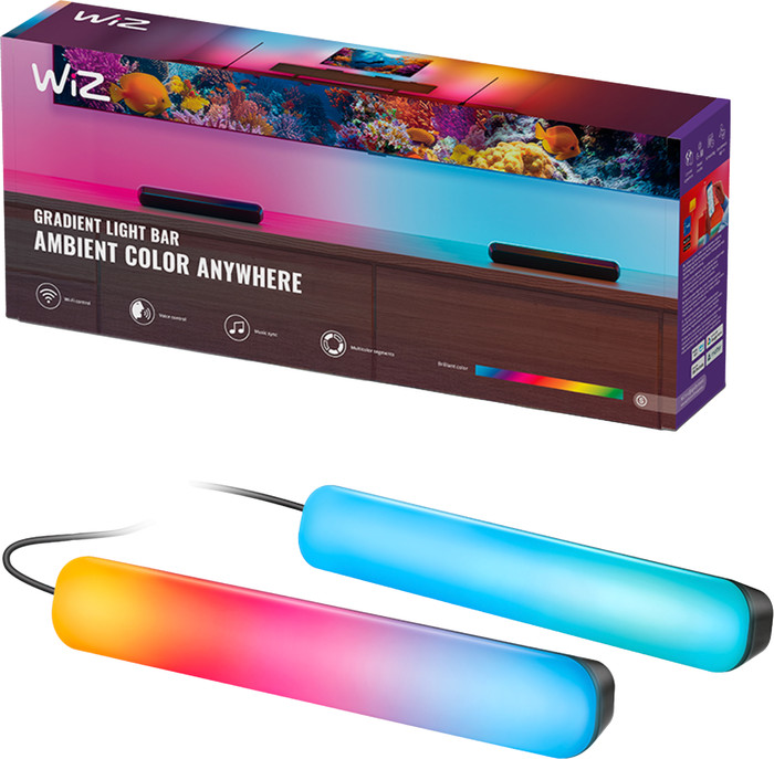 WiZ Gradient Light Bar Lot de 2 avant